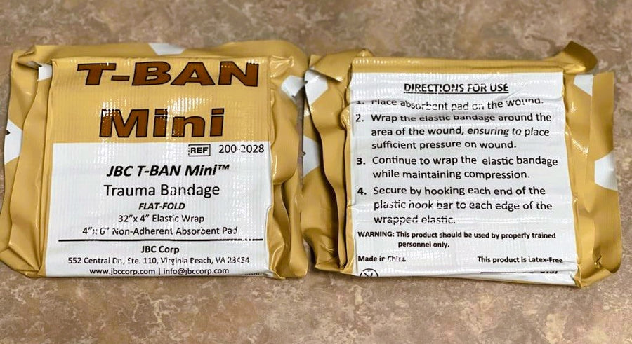 Picture of JBC T-Ban Mini Trauma Bandages