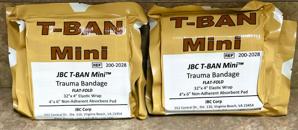 Picture of JBC T-Ban Mini Trauma Bandages