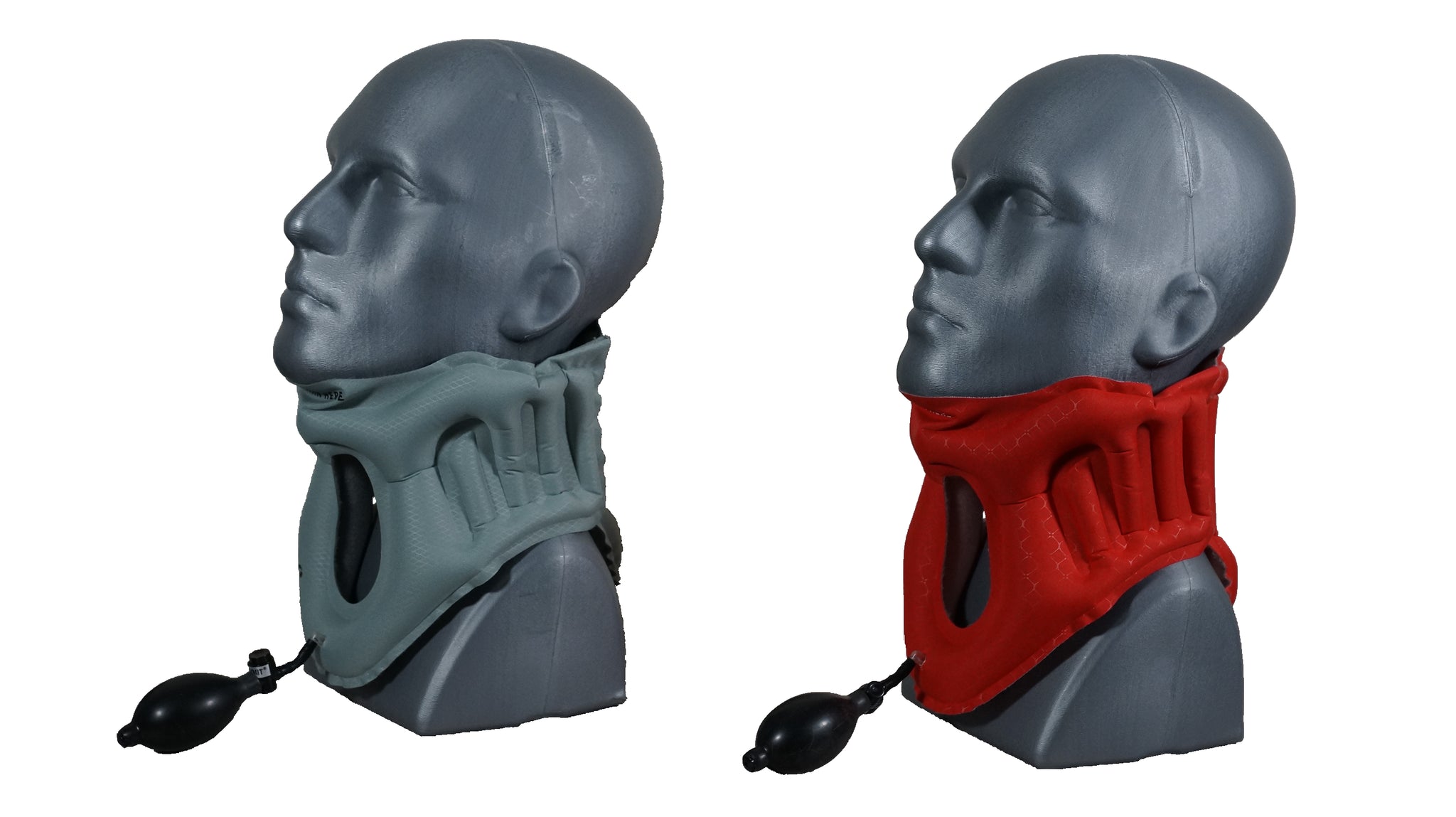 Another Side view of the AER Cervical Collar Inflated