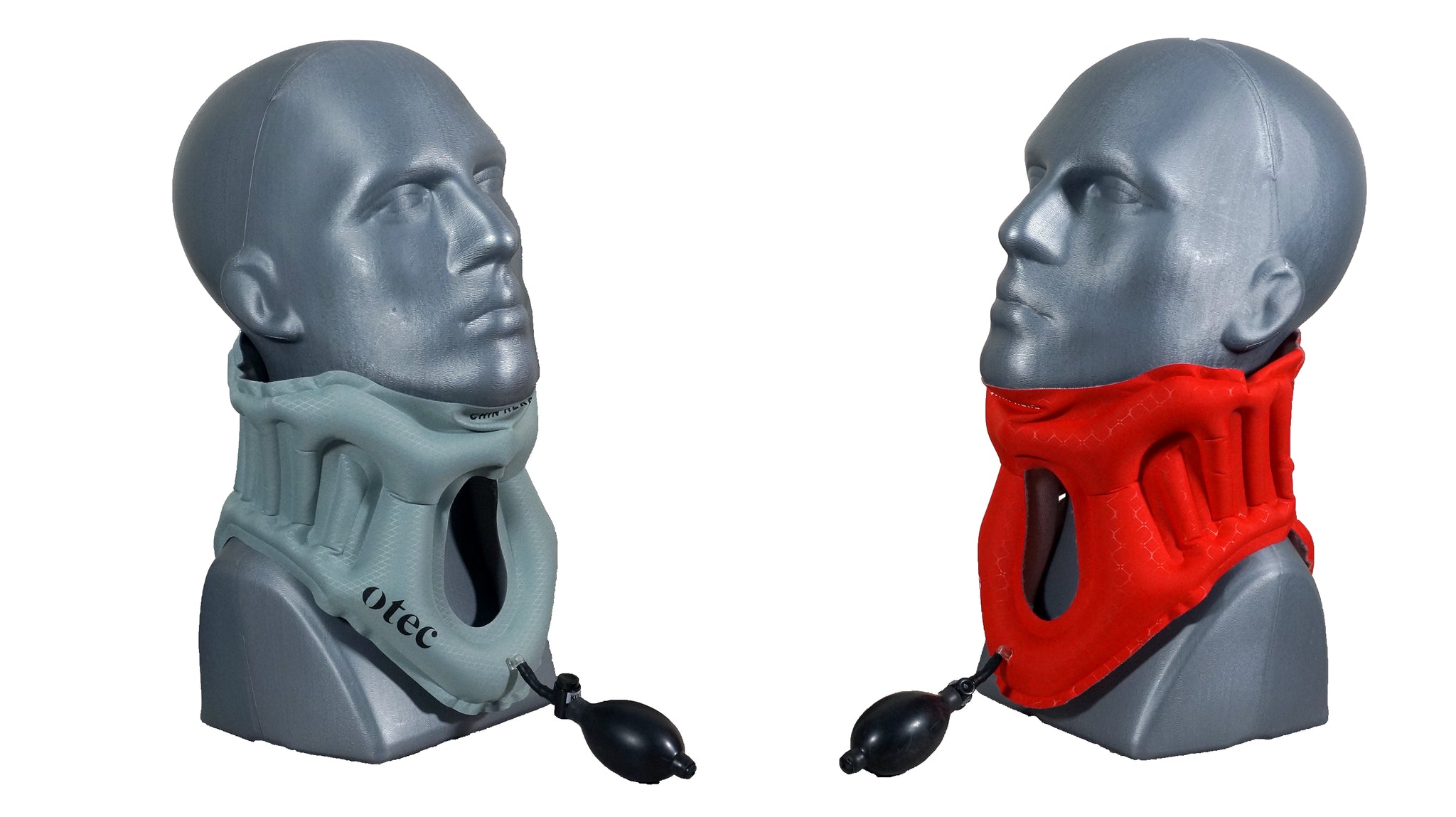 Side view of the AER Cervical Collar inflated